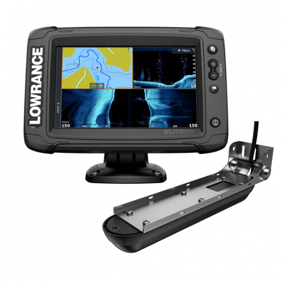 Lowrance ELITE-7 TI2 / ROW AI 3-IN-1 in de groep Marine Elektronica & Boot / Fishfinders & kaartplotters bij Sportfiskeprylar.se (000-14640-001)