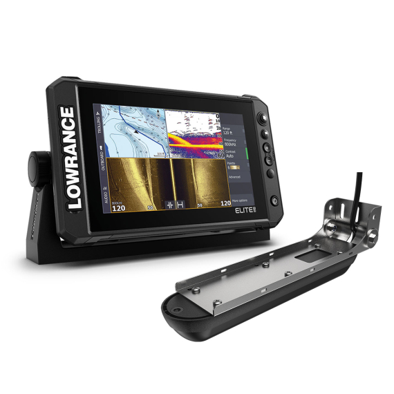 Lowrance Elite 9 FS Black Edition Inc. Active Imaging 3-in-1 in de groep Marine Elektronica & Boot / Fishfinders & kaartplotters / Combo Dieptemeter & GPS bij Sportfiskeprylar.se (000-16366-001-SET)