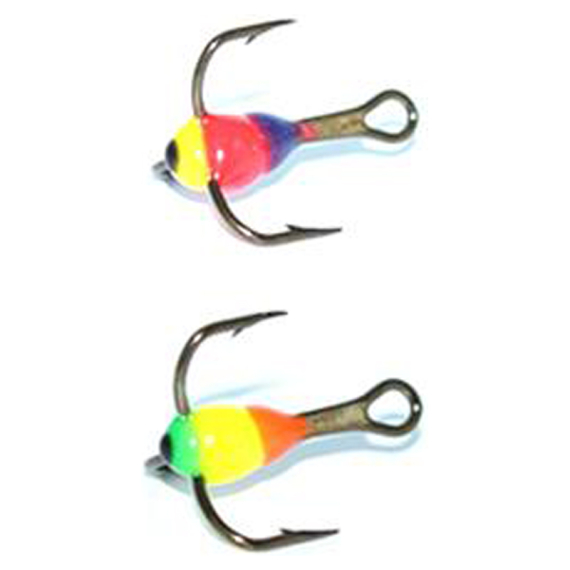 Glow Hook 2-pak size 12 in de groep Haken & Terminal Tackle / Haken / IJsvissen jigging haken bij Sportfiskeprylar.se (0000607000120005r)