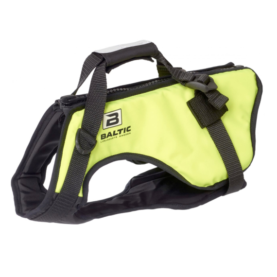 Baltic Dog Vest Zorro UV-Yellow, S in de groep Kleding & Schoenen / Drijvende kleding / Reddingsvesten / Reddingsvesten Kat & Honden bij Sportfiskeprylar.se (0440-000-2)