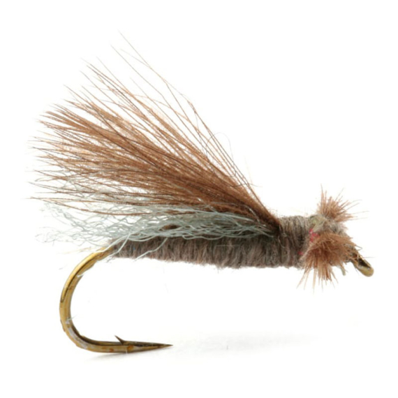 CDC Elk Caddis Olive #12 in de groep Kunstaas / Vliegen / Droge vliegen bij Sportfiskeprylar.se (101167GL)