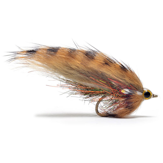 Midi Zonker Yellow Brown - 6cm in de groep Kunstaas / Vliegen / Streamers bij Sportfiskeprylar.se (101980GL)