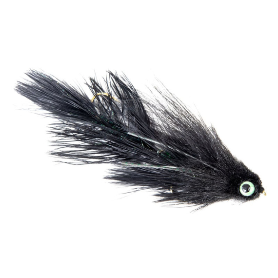 Guideline Double Gonga Black #4/4 in de groep Kunstaas / Vliegen / Streamers bij Sportfiskeprylar.se (107321GL)