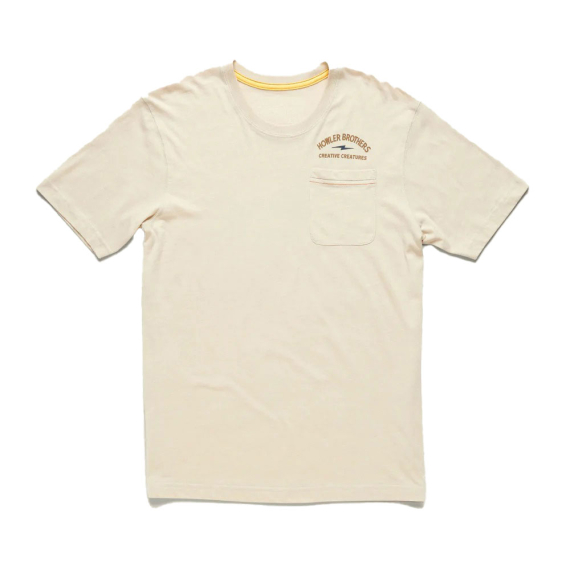 Howler Select Pocket T Creative Creatures Roosterfish Sand Heather in de groep Kleding & Schoenen / Kleding / T-shirts bij Sportfiskeprylar.se (111022F-ROS-Sr)