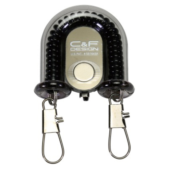 C&F 2-in-1 Retractor w Fly Catcher Black (CFA-70WF) in de groep Gereedschappen en accessoires / Pin-On-Reels bij Sportfiskeprylar.se (1120052)