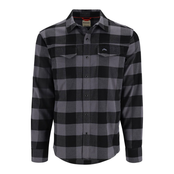 Simms Gallatin Flannel Shirt Slate Buffalo Check Plaid in de groep Kleding & Schoenen / Kleding / Overhemden bij Sportfiskeprylar.se (11896-1209-20r)