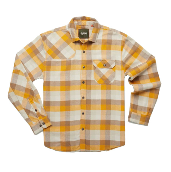 Howler Harkers Flannel Grice Plaid Wheatfield in de groep Kleding & Schoenen / Kleding / Overhemden bij Sportfiskeprylar.se (121022F-WHE-Sr)