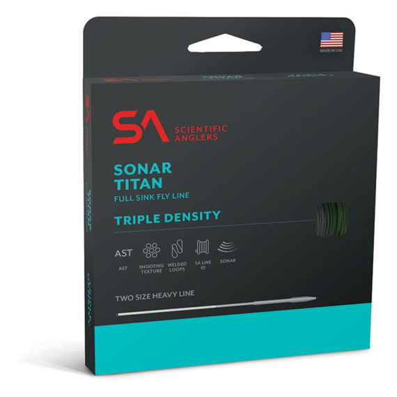 SA Sonar Titan Triple Density S3/S5/S7 WF Fly Line in de groep Lijnen / Vliesvislijnen / Enkele handlijnen bij Sportfiskeprylar.se (126298r)