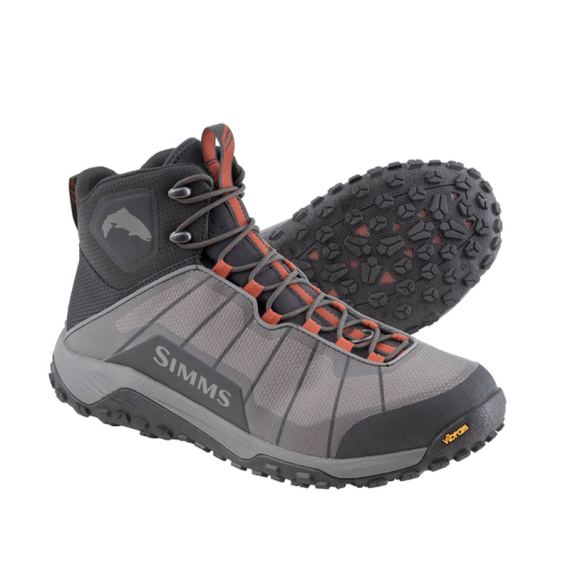 Simms Flyweight Boot Steel Grey (Gummi) in de groep Kleding & Schoenen / Waadpakken en waaduitrusting / Waadschoenen bij Sportfiskeprylar.se (12631-016-13r)