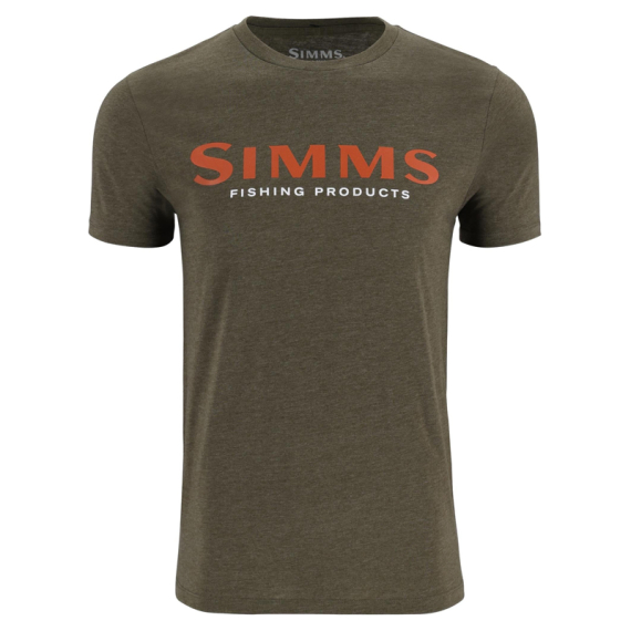 Simms Logo T-Shirt Loden Heather in de groep Kleding & Schoenen / Kleding / T-shirts bij Sportfiskeprylar.se (12803-1274-20r)