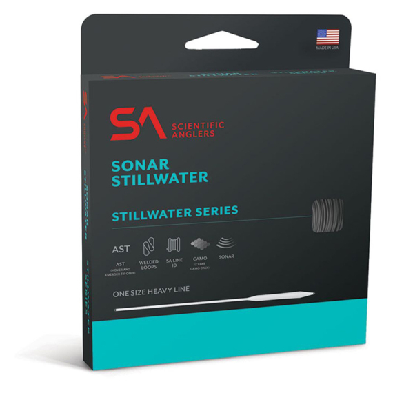 SA Sonar Stillwater Camo Clear WF Fly Line in de groep Lijnen / Vliesvislijnen / Enkele handlijnen bij Sportfiskeprylar.se (129794r)