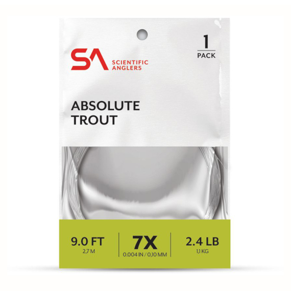 SA Absolute Trout Leader 9\' in de groep Haken & Terminal Tackle / Voor zeevissen en materiaal voor onderlijnen / Kant-en-klare onderlijnen / Tapered onderlijnen bij Sportfiskeprylar.se (133944r)