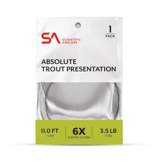 SA Absolute Trout Presentation Leader 14\' in de groep Haken & Terminal Tackle / Voor zeevissen en materiaal voor onderlijnen / Kant-en-klare onderlijnen / Tapered onderlijnen bij Sportfiskeprylar.se (134095r)