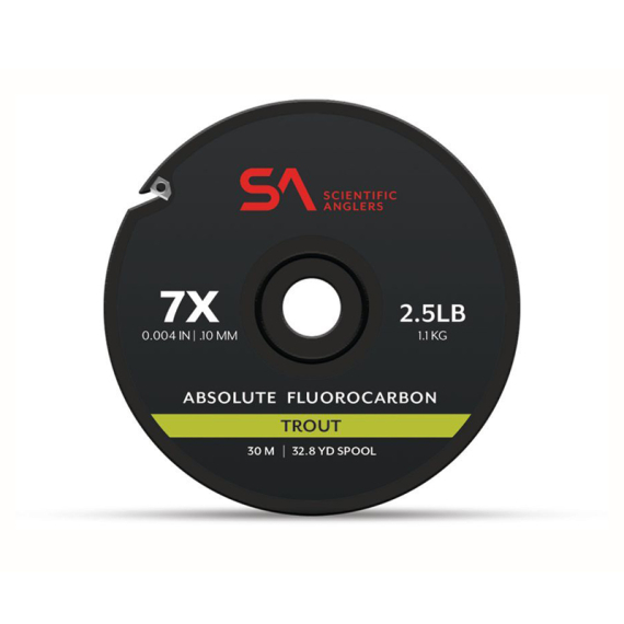 SA Absolute Fluorocarbon Trout Tippet Material in de groep Haken & Terminal Tackle / Voor zeevissen en materiaal voor onderlijnen / Onderlijnmateriaal / Onderlijnmateriaal Vliegvissen bij Sportfiskeprylar.se (135450r)