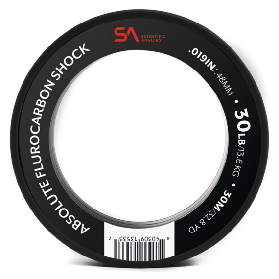 SA Absolute Fluorocarbon Shock Tippet Material 0,45mm in de groep Haken & Terminal Tackle / Voor zeevissen en materiaal voor onderlijnen / Onderlijnmateriaal / Onderlijnmateriaal Vliegvissen bij Sportfiskeprylar.se (135597r)