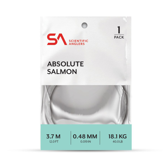 SA Absolute Salmon Leader 12\' in de groep Haken & Terminal Tackle / Voor zeevissen en materiaal voor onderlijnen / Kant-en-klare onderlijnen / Tapered onderlijnen bij Sportfiskeprylar.se (138536r)