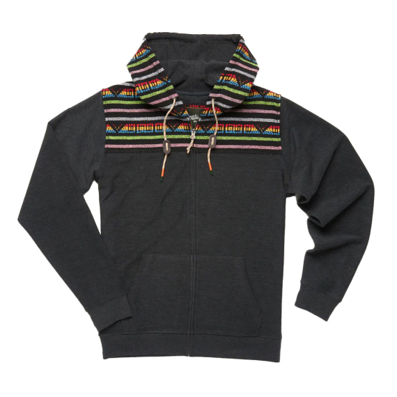 Howler Shaman Hoodie Antique Black Kwanti Jacquard in de groep Kleding & Schoenen / Kleding / Truien / Hoodies bij Sportfiskeprylar.se (150622F-ANT-Sr)