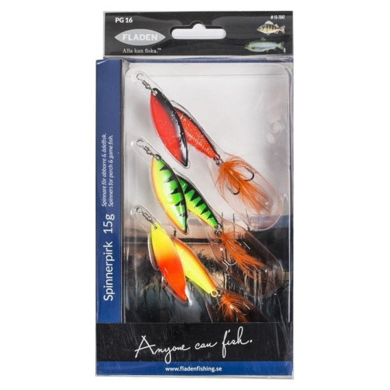 Fladen Spinnerpilk 3pcs 15g Fluo in de groep Kunstaas / Kunstaas voor zeevissen / Zeevissen Jigs bij Sportfiskeprylar.se (16-7047)