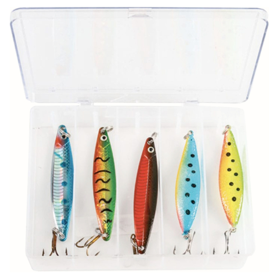 Fladen Coast 18g 5pcs in de groep Kunstaas / Kunstaaskits / Lure Kits Forel & Putntake Vissen bij Sportfiskeprylar.se (16-7502)