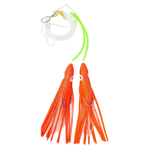 Fladen Ling/Lump & Cod Double Red Octopus Rig 7/0 1.0mm in de groep Kunstaas / Kunstaas voor zeevissen / Flasher Rigs & Zeevissen Rigs bij Sportfiskeprylar.se (17-1520)