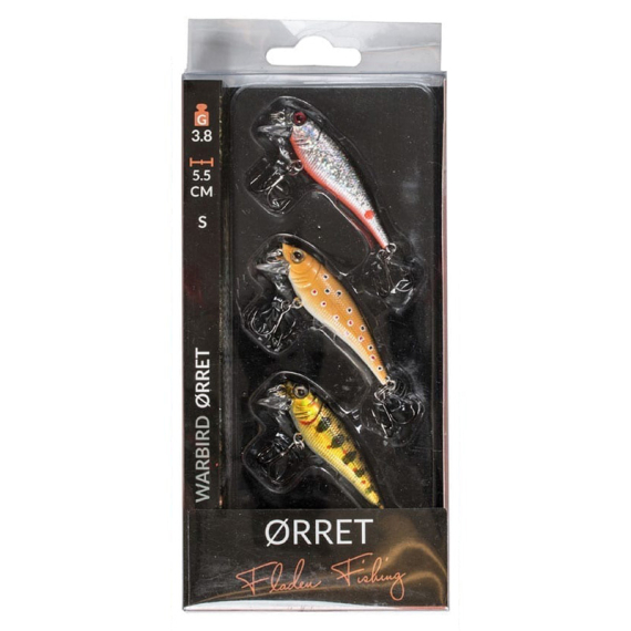 Fladen Warbird Trout 5,5cm 3,8g 3pcs Realistic in de groep Kunstaas / Kunstaaskits / Lure Kits Forel & Putntake Vissen bij Sportfiskeprylar.se (18-345501)