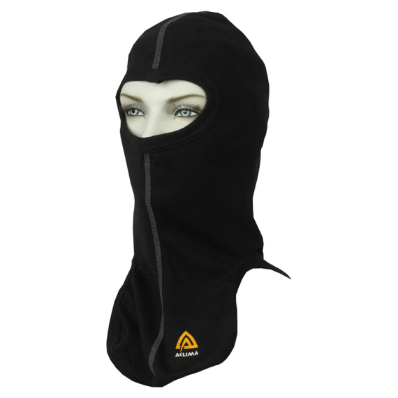 Warmwool Balaclava Jet Black Onesize in de groep Kleding & Schoenen / Kleding / Sjaals en gezichtsmaskers / Gezichtsmaskers & Bivakmutsen bij Sportfiskeprylar.se (212023001-20)