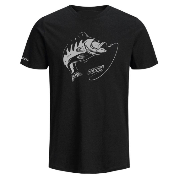 Fladen T-Shirt Fighting Perch Black in de groep Kleding & Schoenen / Kleding / T-shirts bij Sportfiskeprylar.se (22-650-Mr)