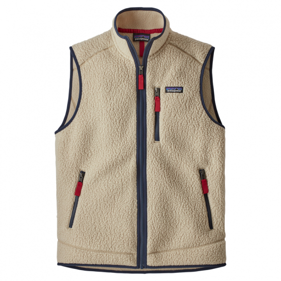 Patagonia M\'s Retro Pile Vest El Cap Khaki in de groep Kleding & Schoenen / Kleding / Vesten / Alledaagse vesten bij Sportfiskeprylar.se (22821-ELKH-r)