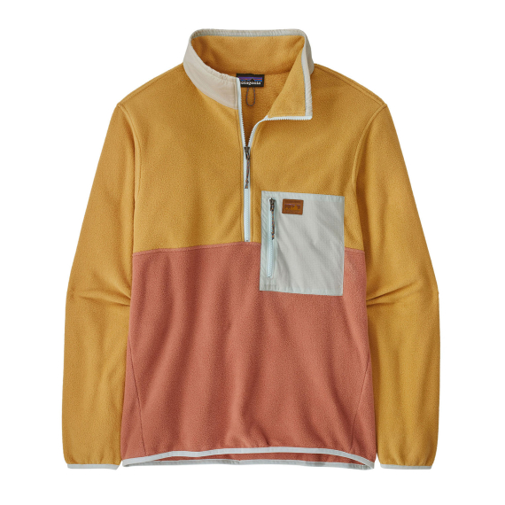 Patagonia M\'s Microdini 1/2 Zip P/O Sienna Clay in de groep Kleding & Schoenen / Kleding / Truien / Fleecetruien bij Sportfiskeprylar.se (26200-SINY-Mr)