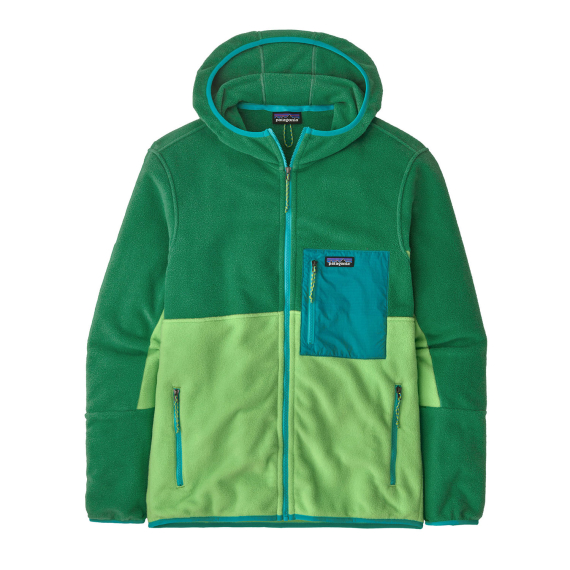 Patagonia M\'s Microdini Hoody Glisten Green in de groep Kleding & Schoenen / Kleding / Truien / Fleecetruien bij Sportfiskeprylar.se (26210-GLTN-Sr)