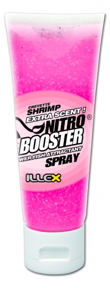 ILLEX NITRO BOOSTER SHRIMP CREAM PINK 75ML in de groep Kunstaas / Boilies, Haakaas & Grondaas / Vloeistoffen & Additieven bij Sportfiskeprylar.se (29-07310)