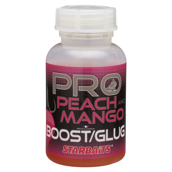 Starbaits Pro Peach & Mango Boost 200ml in de groep Kunstaas / Boilies, Haakaas & Grondaas / Vloeistoffen & Additieven bij Sportfiskeprylar.se (29-44906)