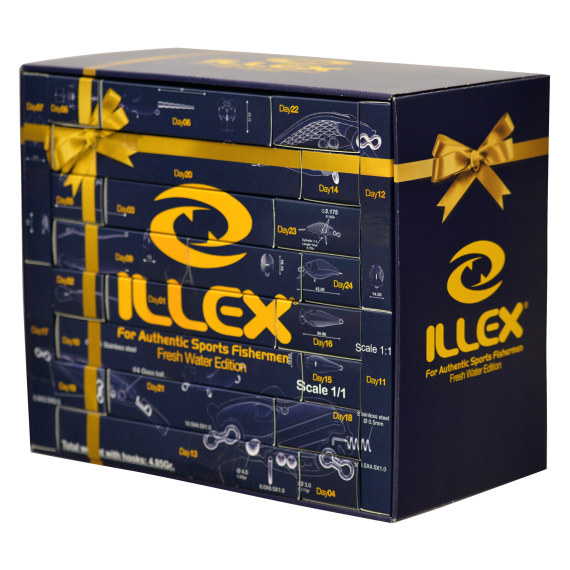 Illex Advent Calendar Fresh Water 2024 in de groep Andere / Geschenken En Geschenkgidsen / Adventskalender bij Sportfiskeprylar.se (29-48731)