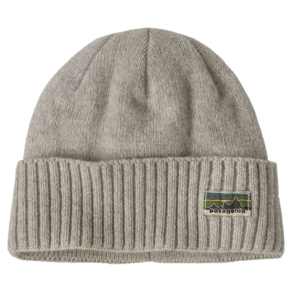 Patagonia Brodeo Beanie OG Legacy Label: Crisp Grey in de groep Kleding & Schoenen / Petten, mutsen en overig / Mutsen & Hoeden bij Sportfiskeprylar.se (29206-OGLC-ALL)