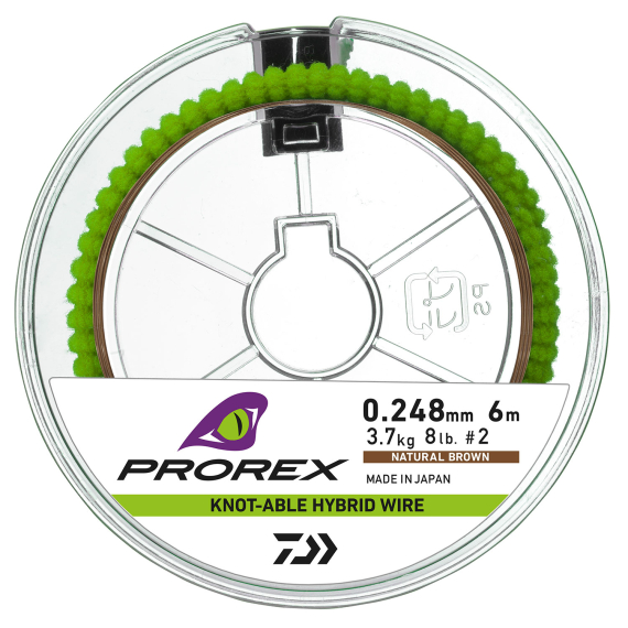 Daiwa Prorex Hybrid Knottable Wire 6M in de groep Haken & Terminal Tackle / Voor zeevissen en materiaal voor onderlijnen / Onderlijnmateriaal / Verenstaal bij Sportfiskeprylar.se (32-223311r)