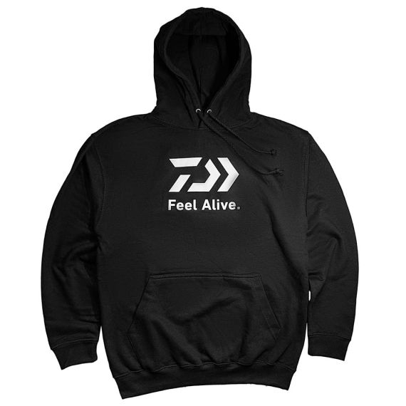 Daiwa D-Vec Feel Alive Hoodie Black in de groep Kleding & Schoenen / Kleding / Truien / Hoodies bij Sportfiskeprylar.se (32-223561r)