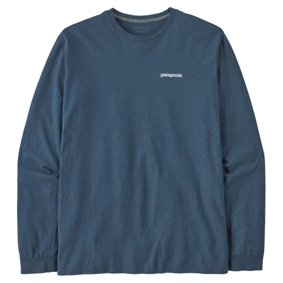 Patagonia M\'s L/S P-6 Logo Responsibili-Tee Utility Blue in de groep Kleding & Schoenen / Kleding / T-shirts bij Sportfiskeprylar.se (38518-UTB-Sr)