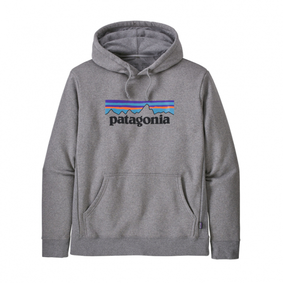 Patagonia M\'s P-6 Logo Uprisal Hoody Gravel Heather in de groep Kleding & Schoenen / Kleding / Truien / Hoodies bij Sportfiskeprylar.se (39622-GLH-r)