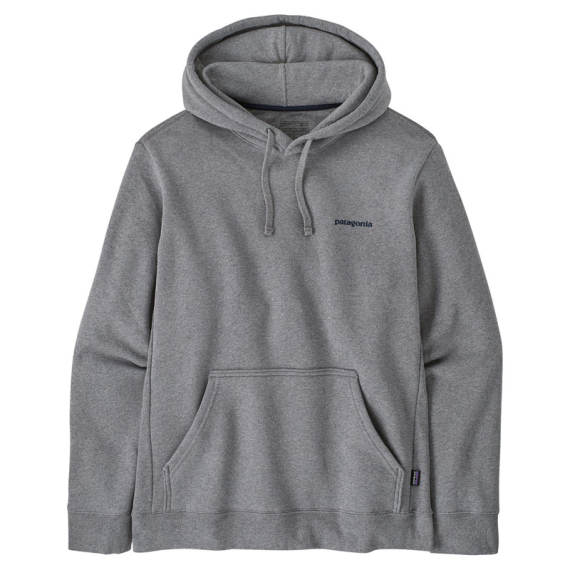 Patagonia Boardshort Logo Uprisal Hoody Gravel Heather in de groep Kleding & Schoenen / Kleding / Truien / Hoodies bij Sportfiskeprylar.se (39665-GLH-Sr)