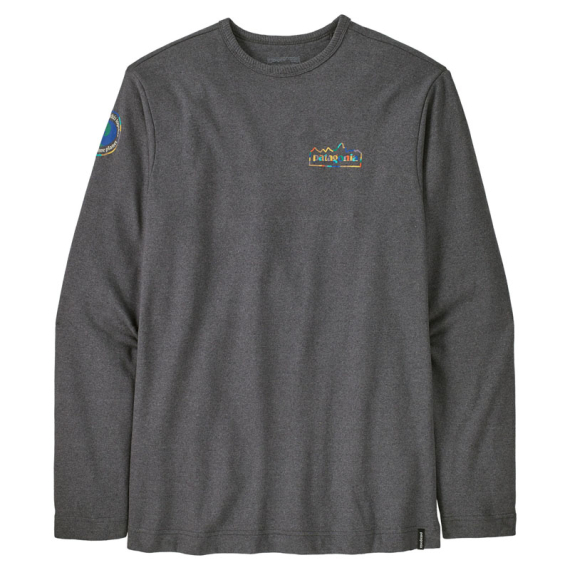 Patagonia M\'s LW Unity Fitz Wildrise Crew Ink Black in de groep Kleding & Schoenen / Kleding / Truien / Sweatshirts bij Sportfiskeprylar.se (39687-INBK-Sr)