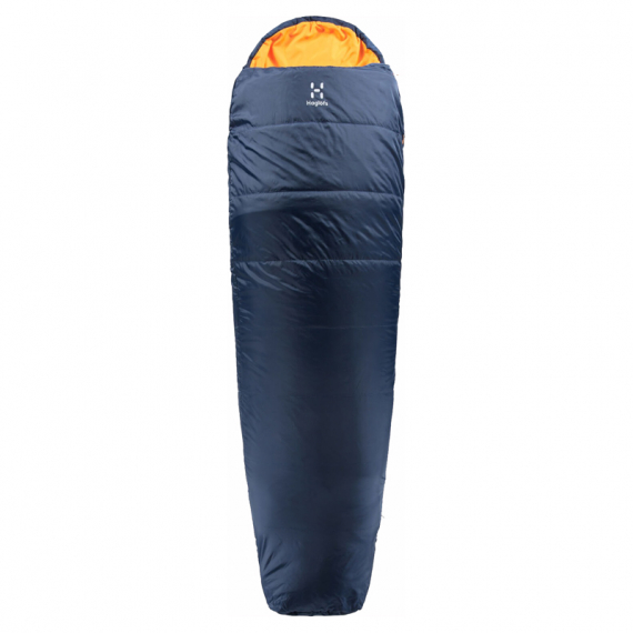 Haglöfs Tarius Lite +8 Midnight Blue/Tangerine - 190cm in de groep Outdoor / Slaapzakken & Kussens / Slaapzakken bij Sportfiskeprylar.se (4162604GW220)