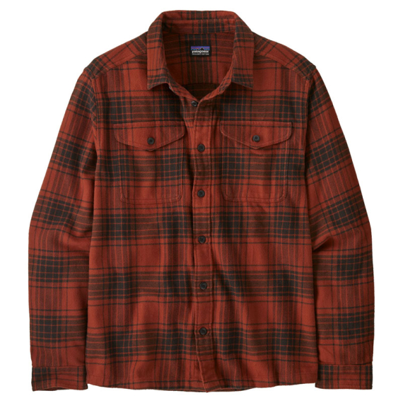 Patagonia M\'s Fjord Flannel Shirt Cascade: Burnished Red in de groep Kleding & Schoenen / Kleding / Overhemden bij Sportfiskeprylar.se (42401-CARD-Sr)