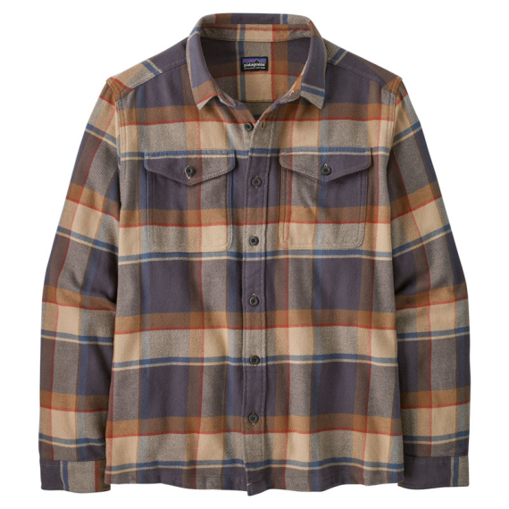 Patagonia M\'s Fjord Flannel Shirt Sunrise Ridge: Forge Grey in de groep Kleding & Schoenen / Kleding / Overhemden bij Sportfiskeprylar.se (42401-SRFY-Sr)