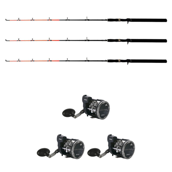 Okuma Classic Linecounter XPD- 30DLXA/Maxximus Predator Ice Medium Combo Vänster 3-Pack in de groep Vismethoden / IJsvissen / Ijsviscombinaties / IJsvis kits bij Sportfiskeprylar.se (49694ICEMAXI3pcs-SET)