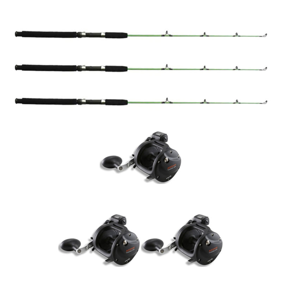 Okuma Magda Pro MA-20DLXT Vänstervevad/Wiggler Ismetespö Medium 118,5 cm 3-Pack in de groep Vismethoden / IJsvissen / Ijsviscombinaties / IJsvis kits bij Sportfiskeprylar.se (49697ICE3PCS-SET)