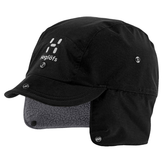 Haglöfs Mountain Cap True Black/Magnetite in de groep Kleding & Schoenen / Petten, mutsen en overig / Petten / Muts met oorflappen bij Sportfiskeprylar.se (6055932CT715r)