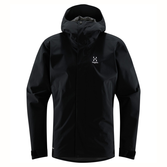 Haglöfs Koyal Proof Jacket Men True Black in de groep Kleding & Schoenen / Kleding / Jassen / Regenjassen bij Sportfiskeprylar.se (6079572C5020r)