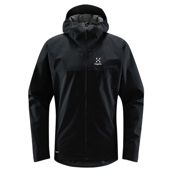 Haglöfs Korp Proof Jacket Men True Black in de groep Kleding & Schoenen / Kleding / Jassen / Regenjassen bij Sportfiskeprylar.se (6079582C5020r)