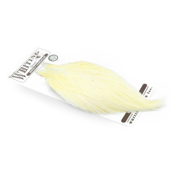 Whiting Spey Hackle Cape Silver - White in de groep Haken & Terminal Tackle / Vliegvis bindmateriaal / Vliegbindmateriaal / Veren & Capes / Capes & Saddles bij Sportfiskeprylar.se (61201002)