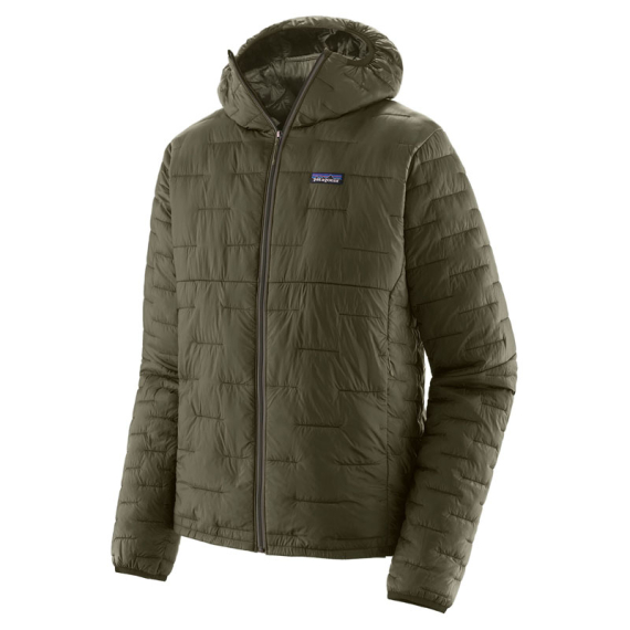 Patagonia M\'s Micro Puff Hoody Pine Needle Green in de groep Kleding & Schoenen / Kleding / Jassen / Synthetische geïsoleerde jassen bij Sportfiskeprylar.se (84031-PNGR-Sr)